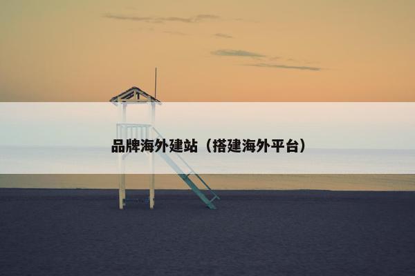 品牌海外建站（搭建海外平台）