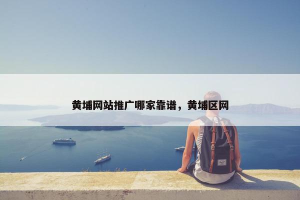 黄埔网站推广哪家靠谱，黄埔区网