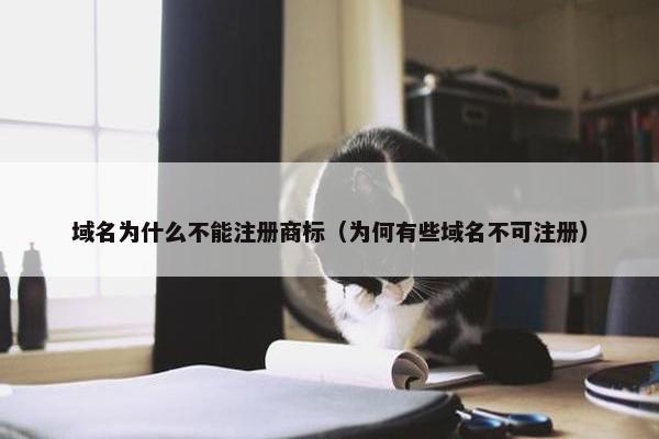 域名为什么不能注册商标（为何有些域名不可注册）