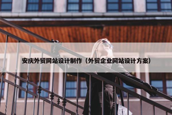安庆外贸网站设计制作（外贸企业网站设计方案）