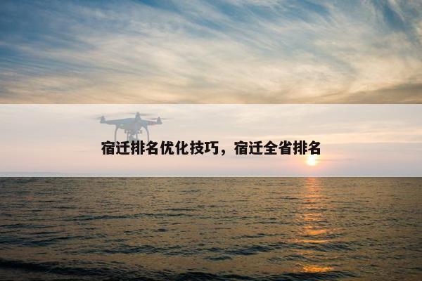 宿迁排名优化技巧，宿迁全省排名