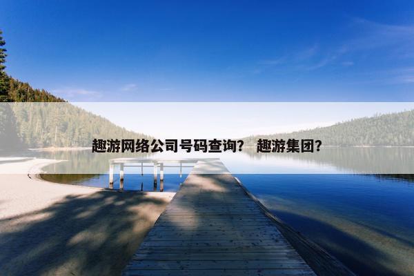 趣游网络公司号码查询？ 趣游集团？