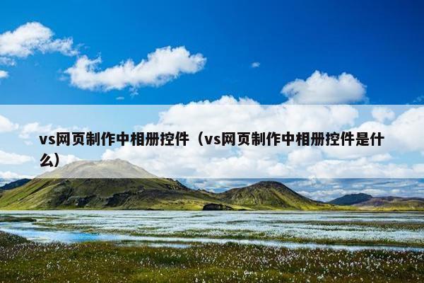 vs网页制作中相册控件（vs网页制作中相册控件是什么）