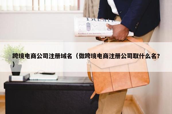 跨境电商公司注册域名（做跨境电商注册公司取什么名?）