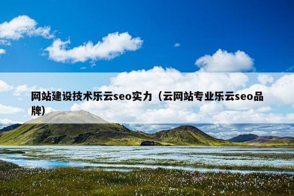 网站建设技术乐云seo实力（云网站专业乐云seo品牌）
