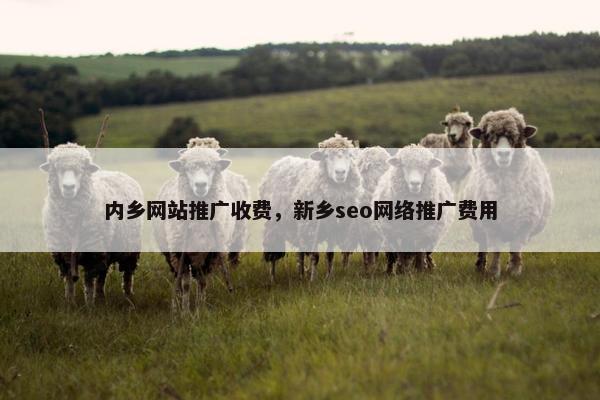 内乡网站推广收费，新乡seo网络推广费用