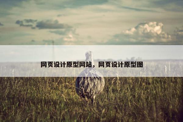 网页设计原型网站，网页设计原型图