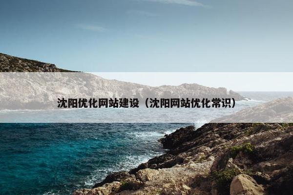 沈阳优化网站建设（沈阳网站优化常识）