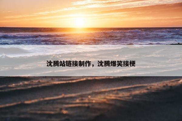 沈腾站链接制作,沈腾爆笑接梗