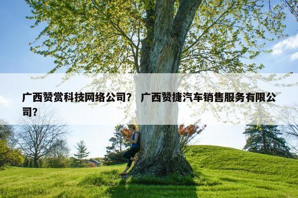 广西赞赏科技网络公司? 广西赞捷汽车销售服务有限公司?