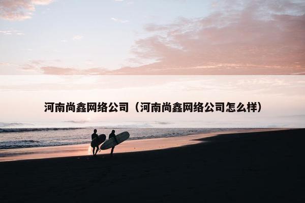 河南尚鑫网络公司(河南尚鑫网络公司怎么样)