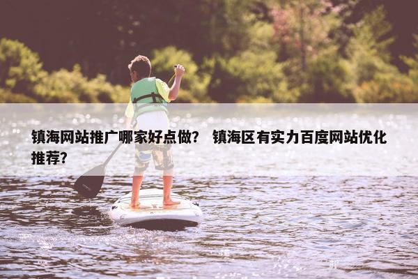镇海网站推广哪家好点做? 镇海区有实力百度网站优化推荐?
