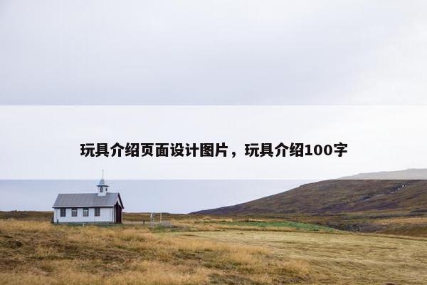 玩具介绍页面设计图片,玩具介绍100字