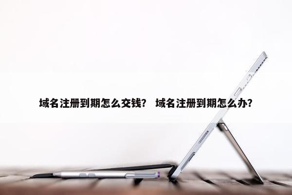 域名注册到期怎么交钱? 域名注册到期怎么办?