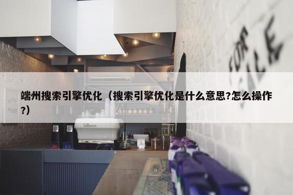 端州搜索引擎优化（搜索引擎优化是什么意思?怎么操作?）