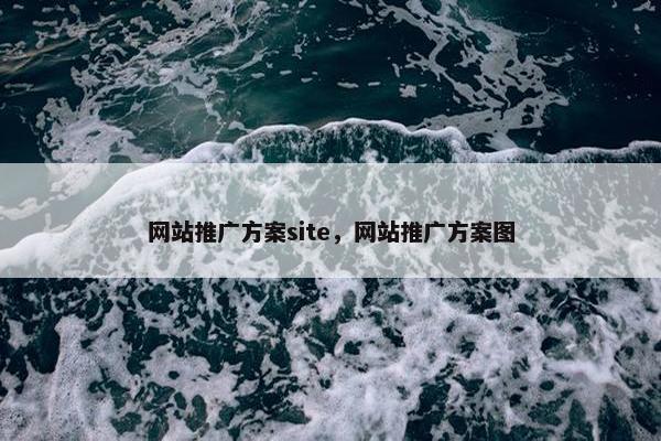 网站推广方案site，网站推广方案图