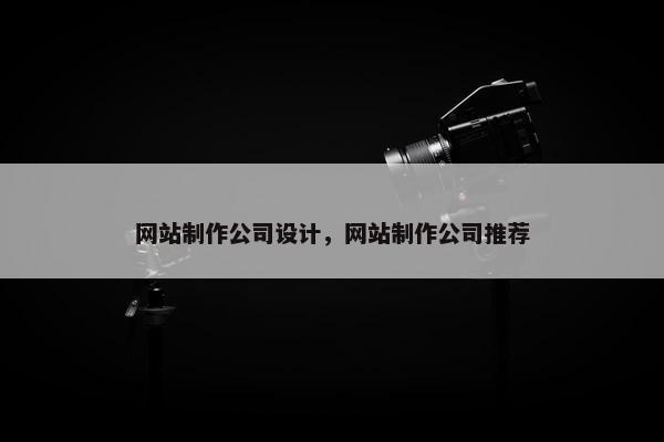 网站制作公司设计，网站制作公司推荐
