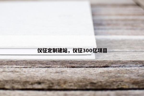 仪征定制建站，仪征300亿项目
