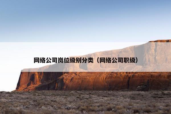 网络公司岗位级别分类（网络公司职级）