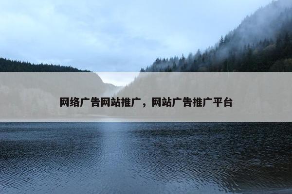 网络广告网站推广，网站广告推广平台