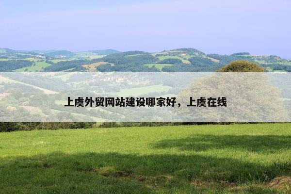 上虞外贸网站建设哪家好，上虞在线