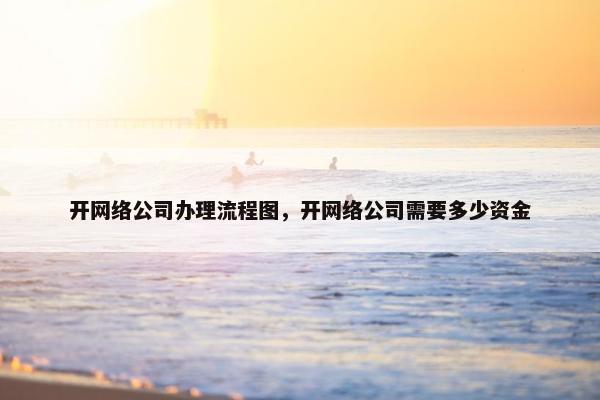 开网络公司办理流程图，开网络公司需要多少资金