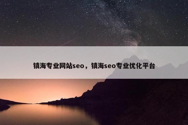 镇海专业网站seo，镇海seo专业优化平台