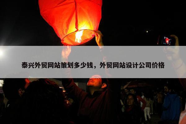 泰兴外贸网站策划多少钱，外贸网站设计公司价格