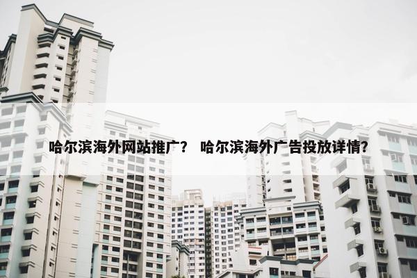 哈尔滨海外网站推广？ 哈尔滨海外广告投放详情？