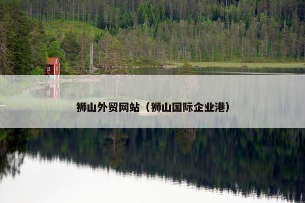 狮山外贸网站（狮山国际企业港）