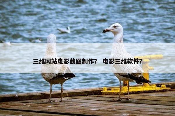 三维网站电影截图制作？ 电影三维软件？
