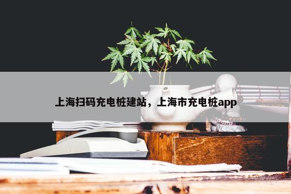 上海扫码充电桩建站，上海市充电桩app