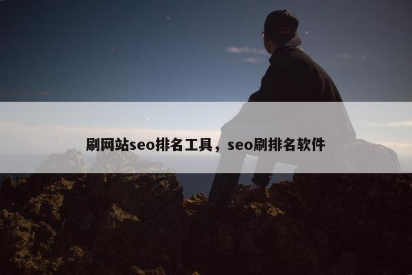 刷网站seo排名工具，seo刷排名软件