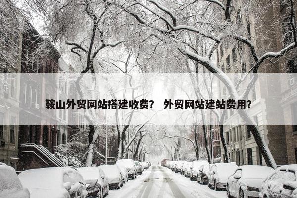 鞍山外贸网站搭建收费？ 外贸网站建站费用？