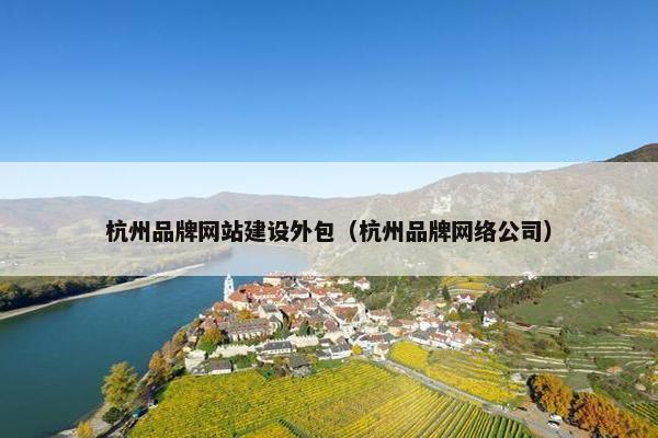 杭州品牌网站建设外包（杭州品牌网络公司）