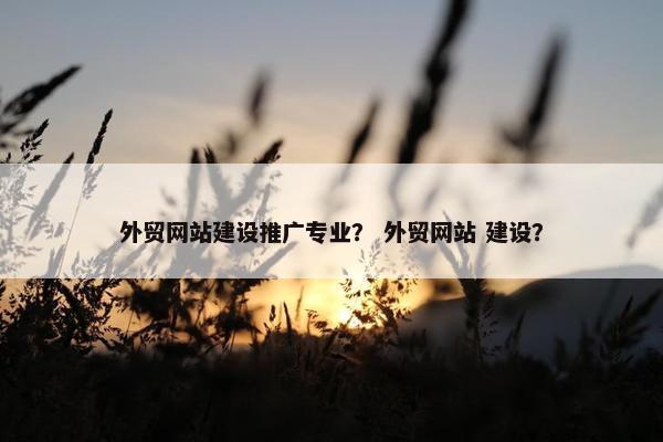 外贸网站建设推广专业? 外贸网站 建设? 外贸网站建设推广专业? 外贸网站 建设?