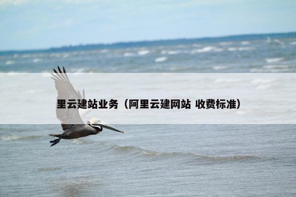 里云建站业务（阿里云建网站 收费标准）