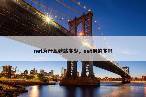 net为什么建站多少，net用的多吗