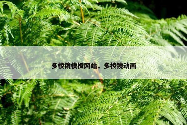 多棱镜模板网站，多棱镜动画